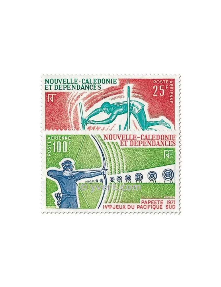 n° 122/123 - Timbre Nelle-Calédonie Poste aérienne