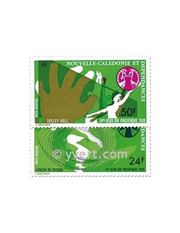 n° 167/168 - Timbre Nelle-Calédonie Poste aérienne