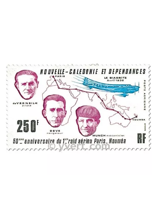 n° 222 - Timbre Nelle-Calédonie Poste aérienne