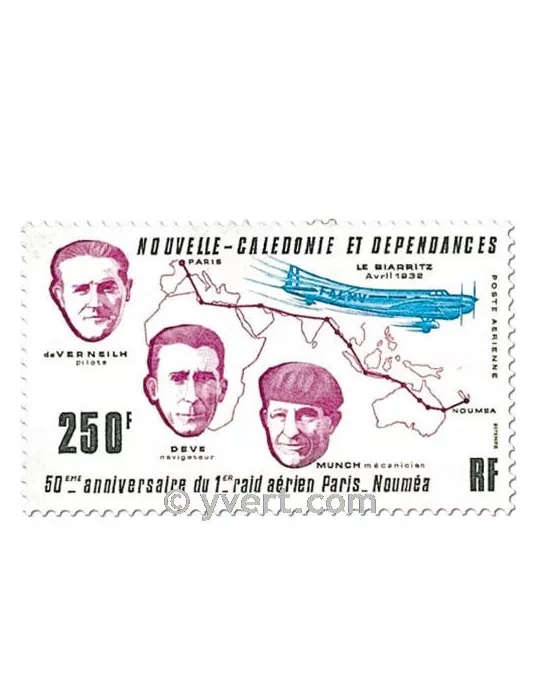 n° 222 - Timbre Nelle-Calédonie Poste aérienne