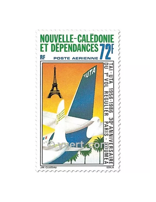 n° 250 - Timbre Nelle-Calédonie Poste aérienne