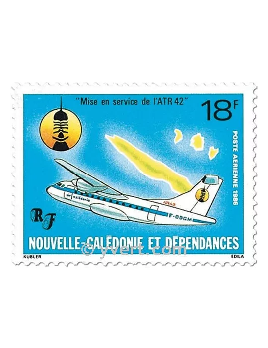 n° 252 - Timbre Nelle-Calédonie Poste aérienne