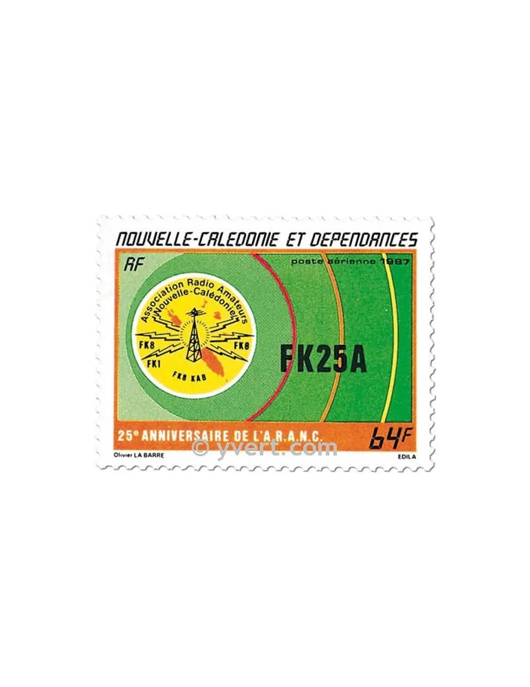 n° 254 - Timbre Nelle-Calédonie Poste aérienne