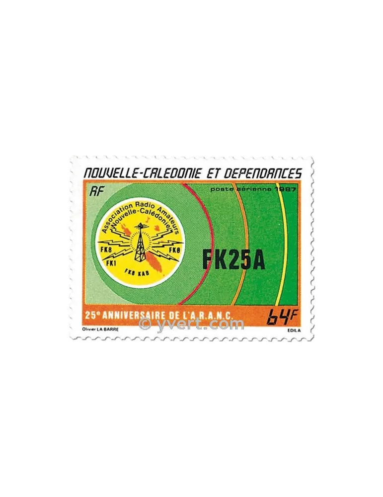 n° 254 - Timbre Nelle-Calédonie Poste aérienne