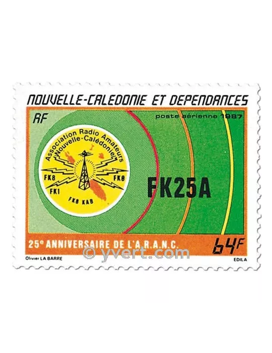 n° 254 - Timbre Nelle-Calédonie Poste aérienne