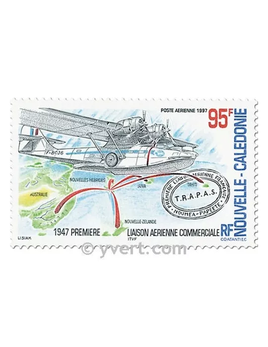 n° 345/346 - Timbre Nelle-Calédonie Poste aérienne