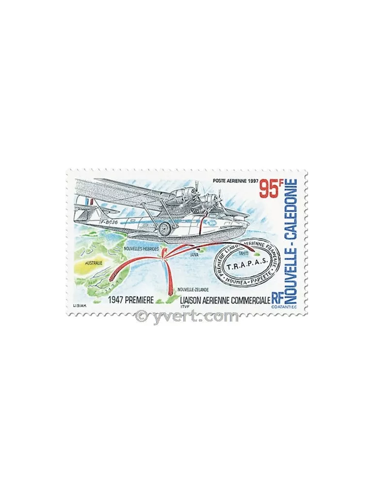 n° 345/346 - Timbre Nelle-Calédonie Poste aérienne