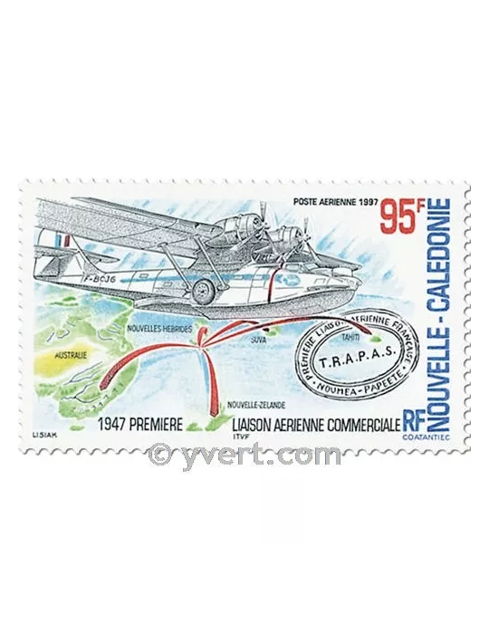 n° 345/346 - Timbre Nelle-Calédonie Poste aérienne