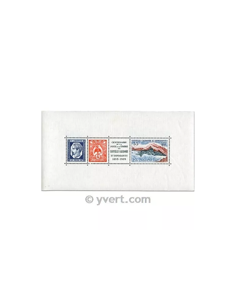 n° 2 - Timbre Nelle-Calédonie Bloc et feuillets
