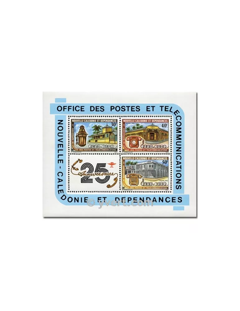n° 5 - Timbre Nelle-Calédonie Bloc et feuillets