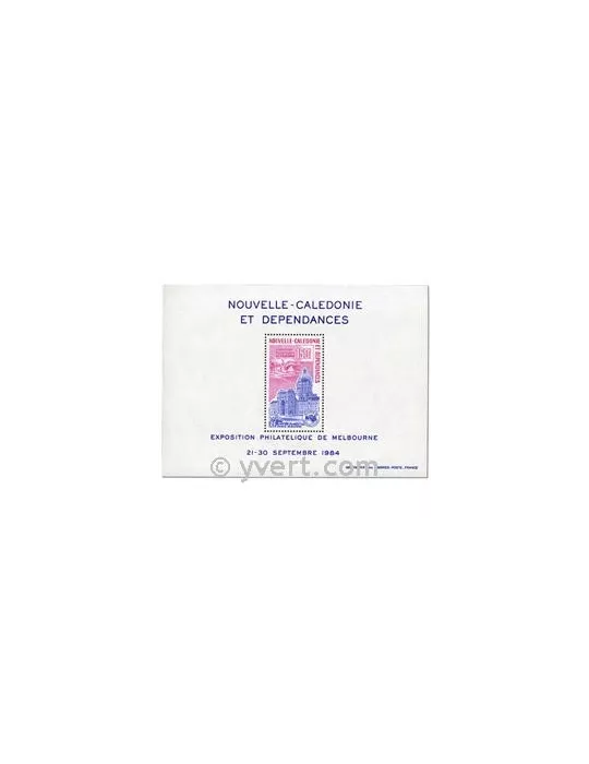n° 6 - Timbre Nelle-Calédonie Bloc et feuillets