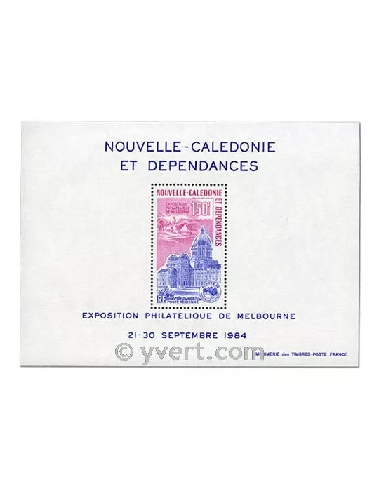 n° 6 - Timbre Nelle-Calédonie Bloc et feuillets