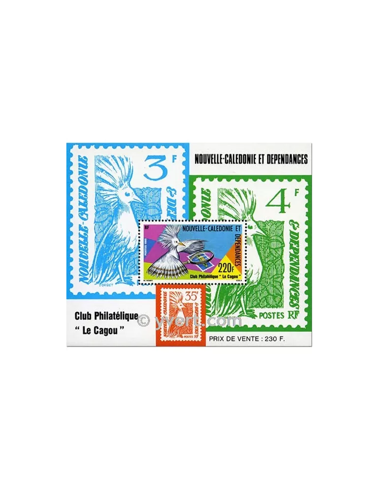 n° 7 - Timbre Nelle-Calédonie Bloc et feuillets