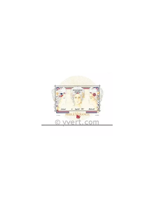 n° 9 - Timbre Nelle-Calédonie Bloc et feuillets