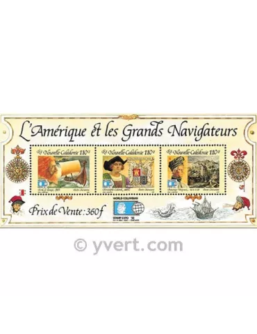 n° 14 - Timbre Nelle-Calédonie Bloc et feuillets 2