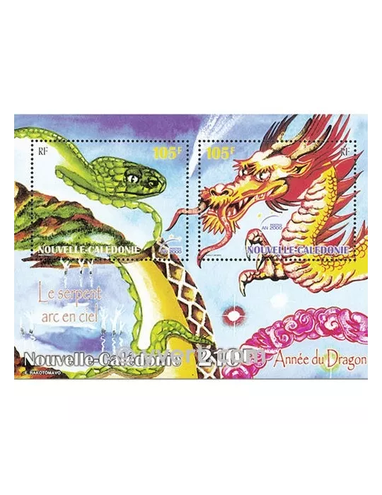 n° 23 - Timbre Nelle-Calédonie Bloc et feuillets