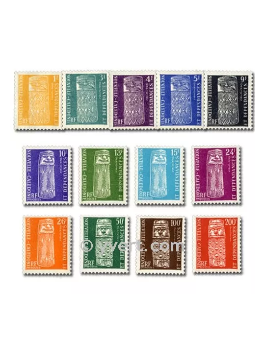 n° 1/13 - Timbre Nelle-Calédonie De service