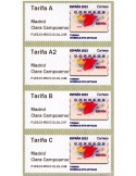 n° 193 - Timbre ESPAGNE Timbres de distributeurs
