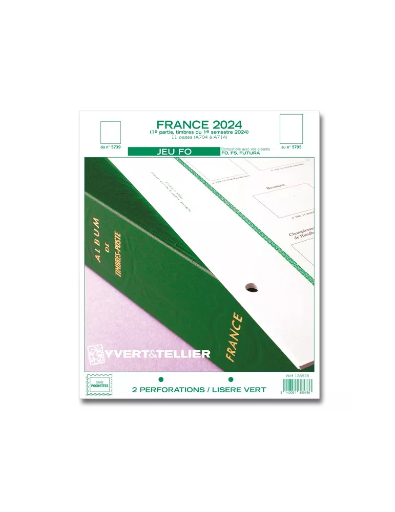FRANCE FO : 2024 - 1ER SEMESTRE (JEUX SANS POCHETTES)