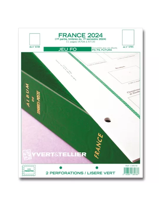 FRANCE FO : 2024 - 1ER SEMESTRE (JEUX SANS POCHETTES)