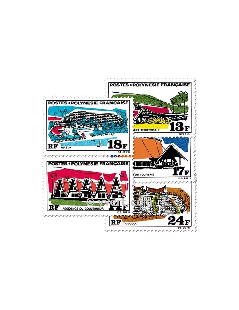 n° 72/76 - Timbre Polynésie Poste