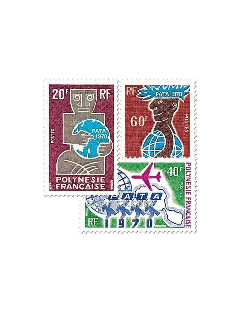 n° 77/79 - Timbre Polynésie Poste