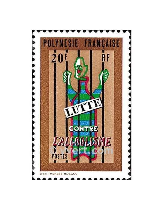 n° 92 - Timbre Polynésie Poste