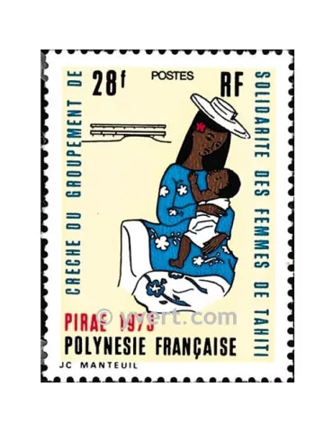 n° 93 - Timbre Polynésie Poste 2
