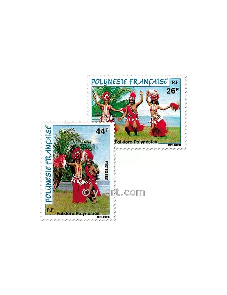 n° 165/167 - Timbre Polynésie Poste