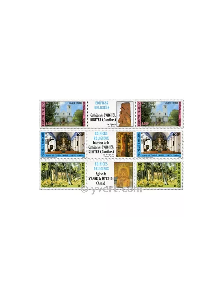 n° 243A/245A - Timbre Polynésie Poste