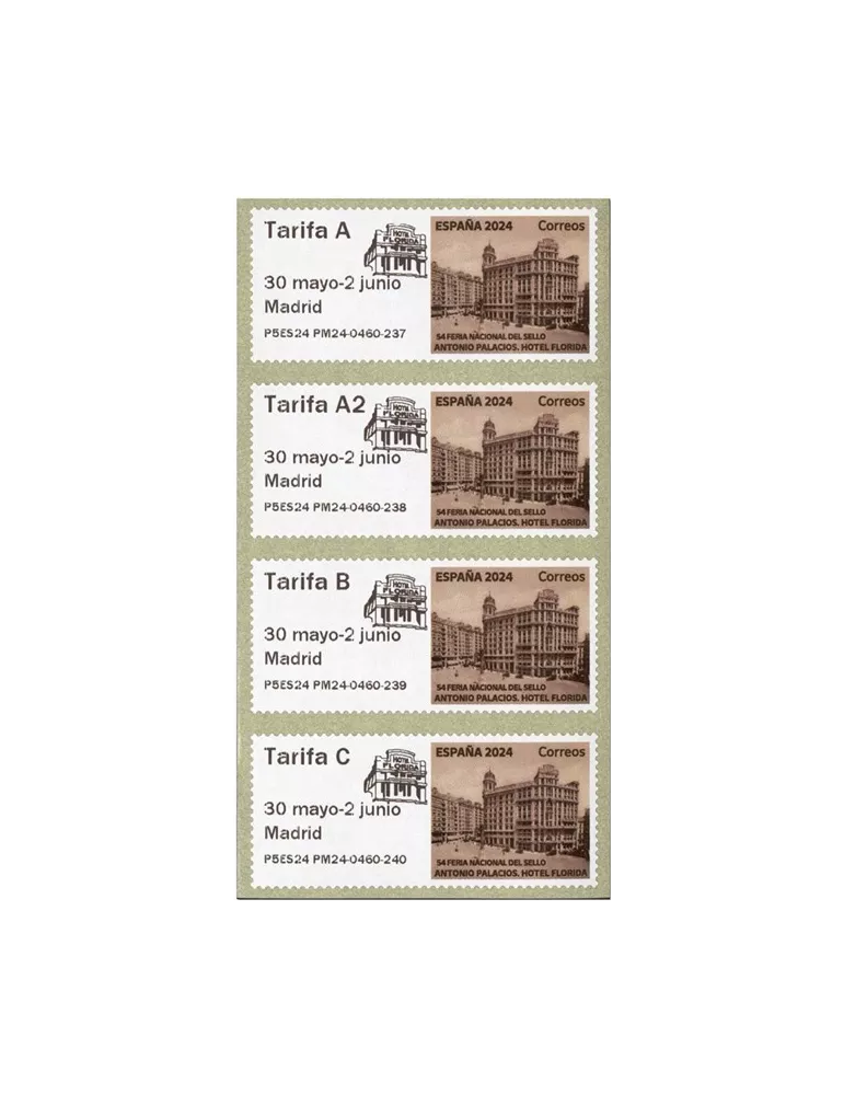 n° 207a - Timbre ESPAGNE Timbres de distributeurs