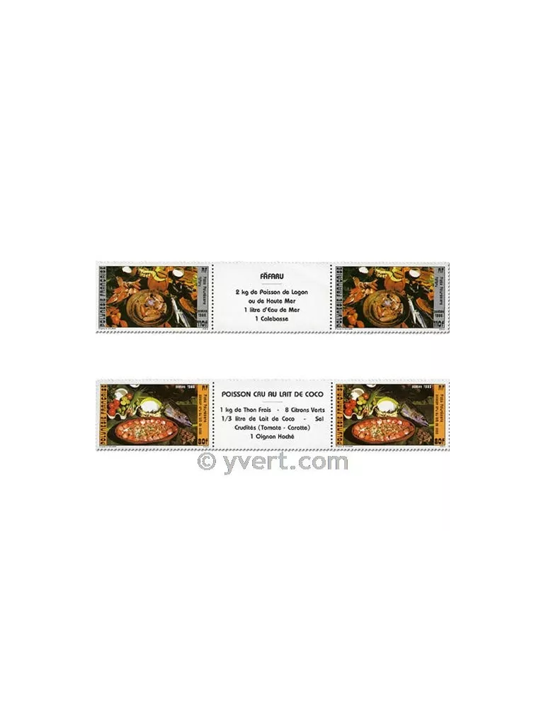 n° 261A/262A - Timbre Polynésie Poste