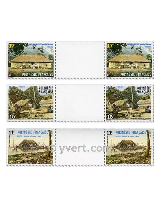 n° 299A/301A - Timbre Polynésie Poste