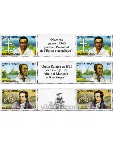 n° 318A/320A - Timbre Polynésie Poste 2