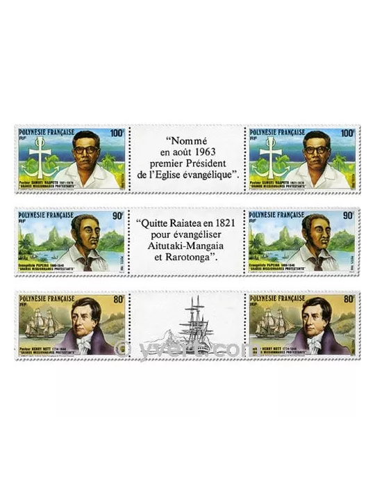 n° 318A/320A - Timbre Polynésie Poste