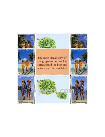 n° 365A/367A - Timbre Polynésie Poste