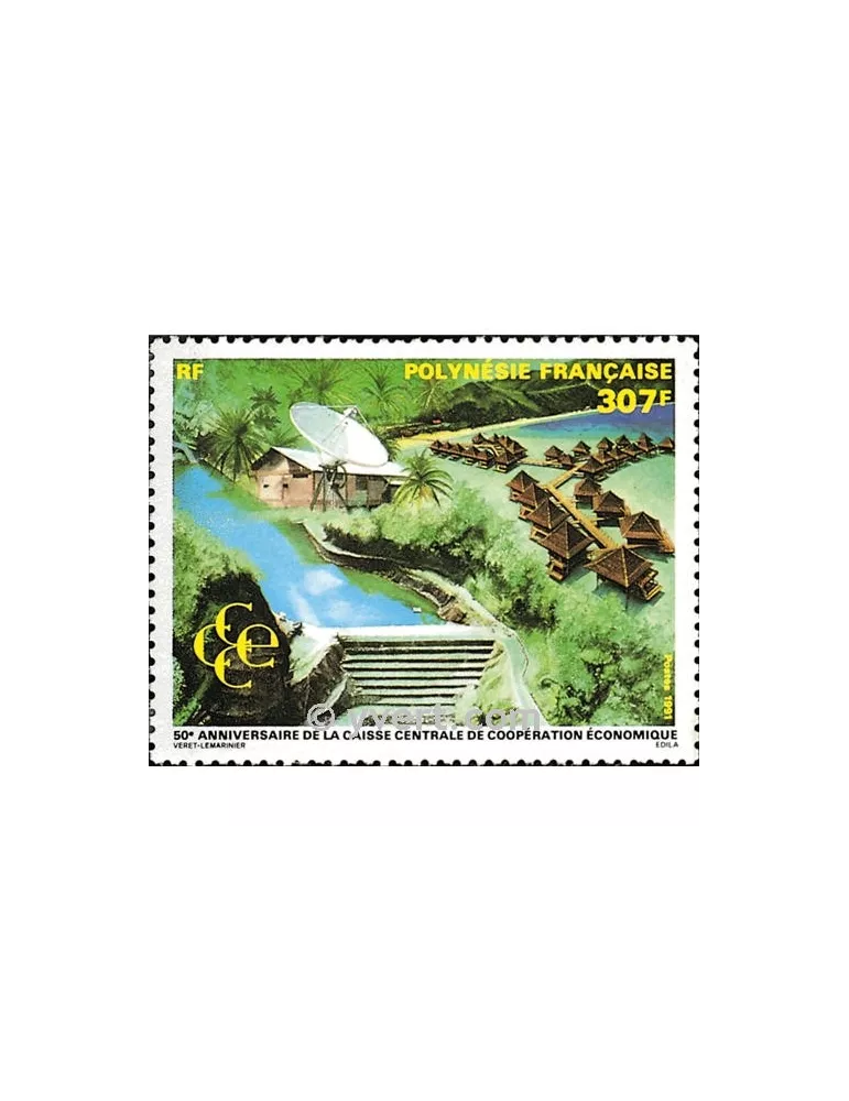 n° 395 - Timbre Polynésie Poste