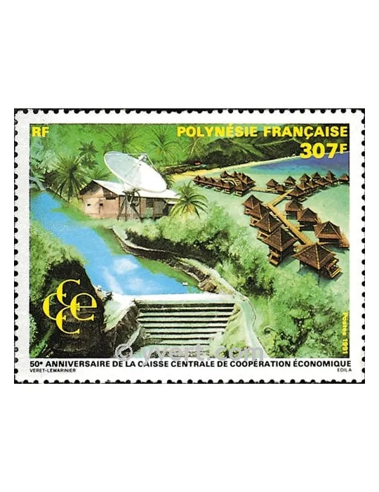 n° 395 - Timbre Polynésie Poste