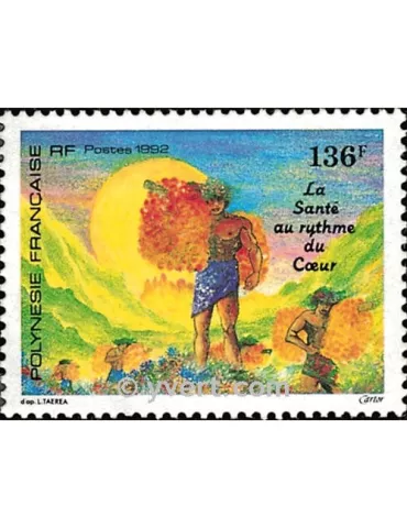 n° 408 - Timbre Polynésie Poste 2