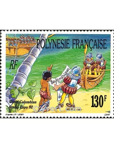 n° 409 - Timbre Polynésie Poste 2