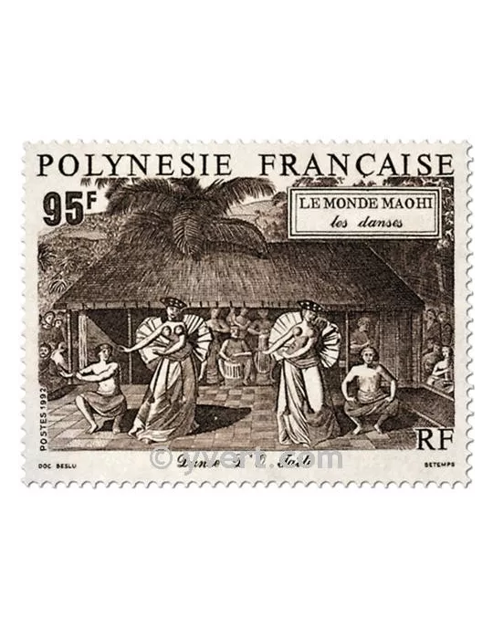 n° 410/412 - Timbre Polynésie Poste