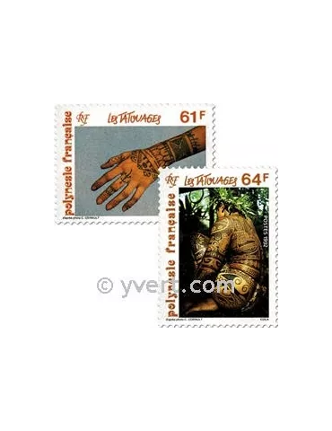 n° 413/414 - Timbre Polynésie Poste