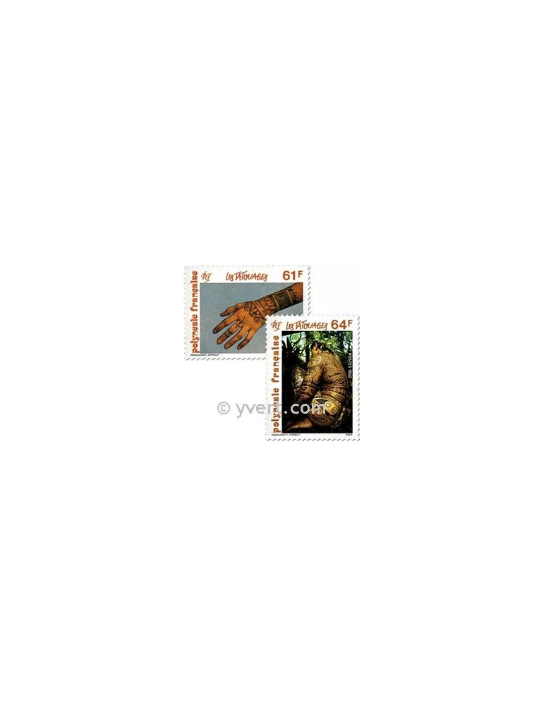 n° 413/414 - Timbre Polynésie Poste