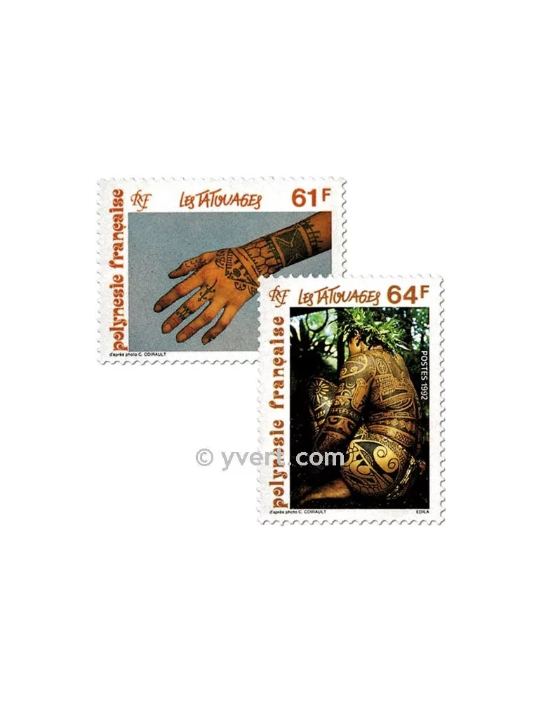n° 413/414 - Timbre Polynésie Poste