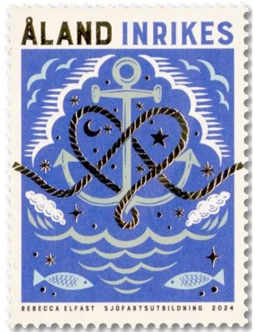 n° 553 - Timbre ALAND Poste