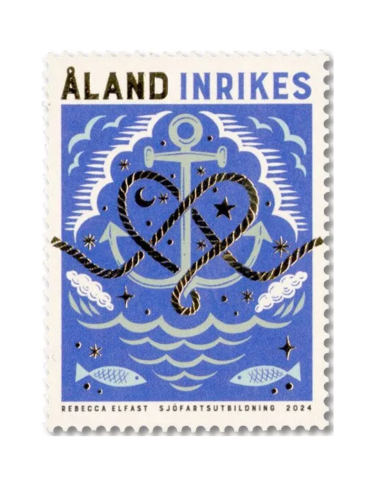 n° 553 - Timbre ALAND Poste