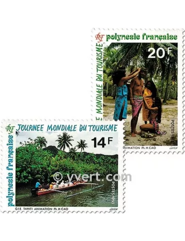 n° 440/442 - Timbre Polynésie Poste 2