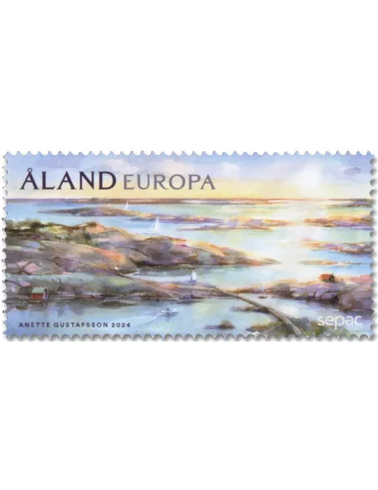 n° 554 - Timbre ALAND Poste