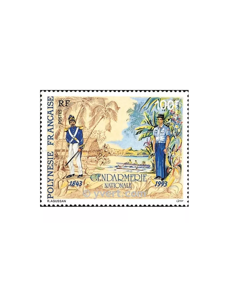 n° 443 - Timbre Polynésie Poste