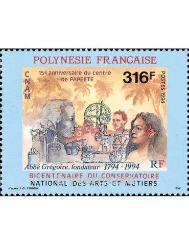 n° 456 - Timbre Polynésie Poste 2